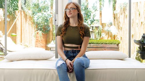 Net Video Girls: Shy Redhead Tries Something New – Amber
